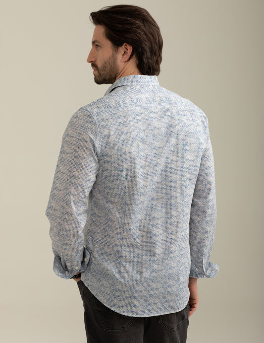 Voile Shirt Printed Allover - back - 002