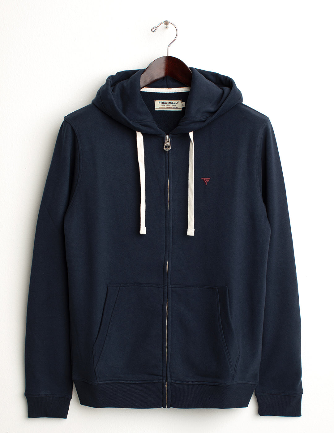 Felpa full-zip con cappuccio