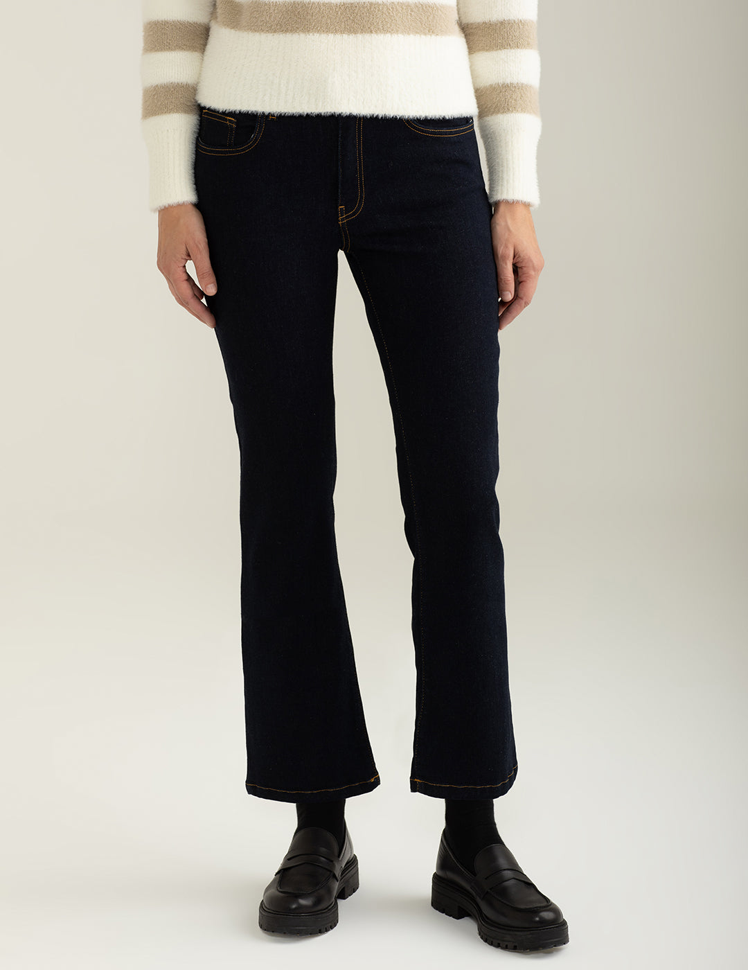 Pantalone in denim stretch donna blue black fw24w17pd cc-a1202 Pantalone in denim stretch