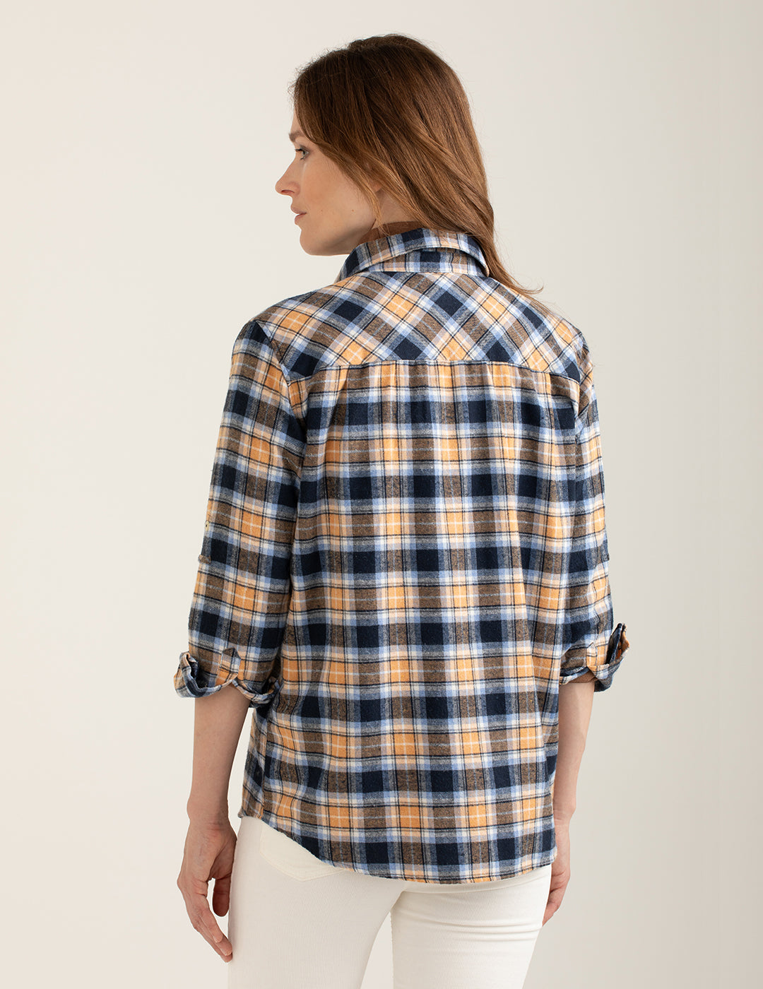 Camicia in vaiella check donna black fw24w02cs cc-a0951 Camicia in vaiella check