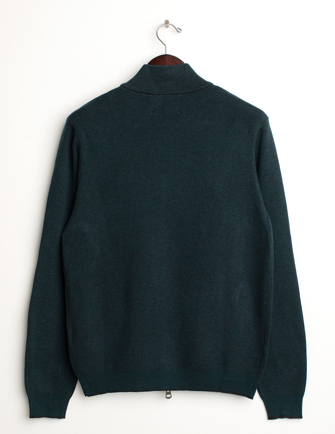 Full zipper turtleneck sweater man antracite melange fm24w55mz cc-a0953 Full zipper turtleneck sweater