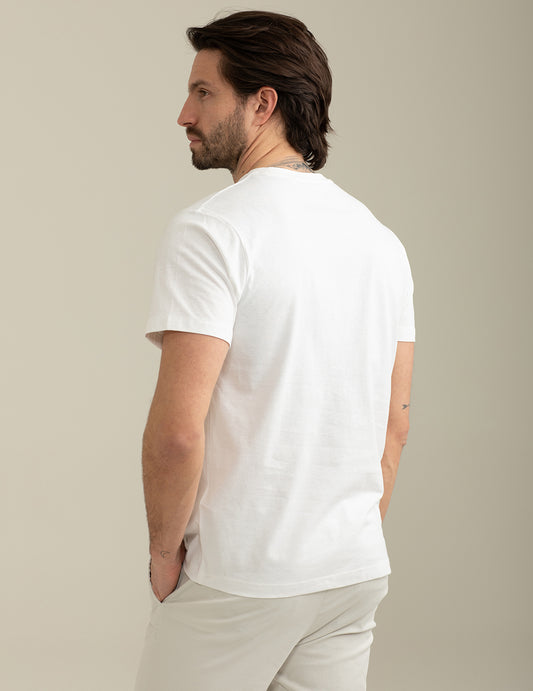 Short Sleeve Crew-Neck T-shirt - back - 002