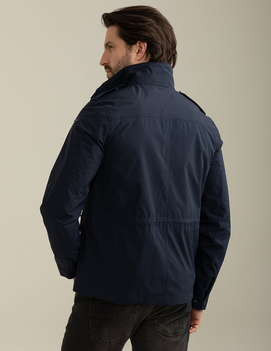 Nylon field jacket - back - 002