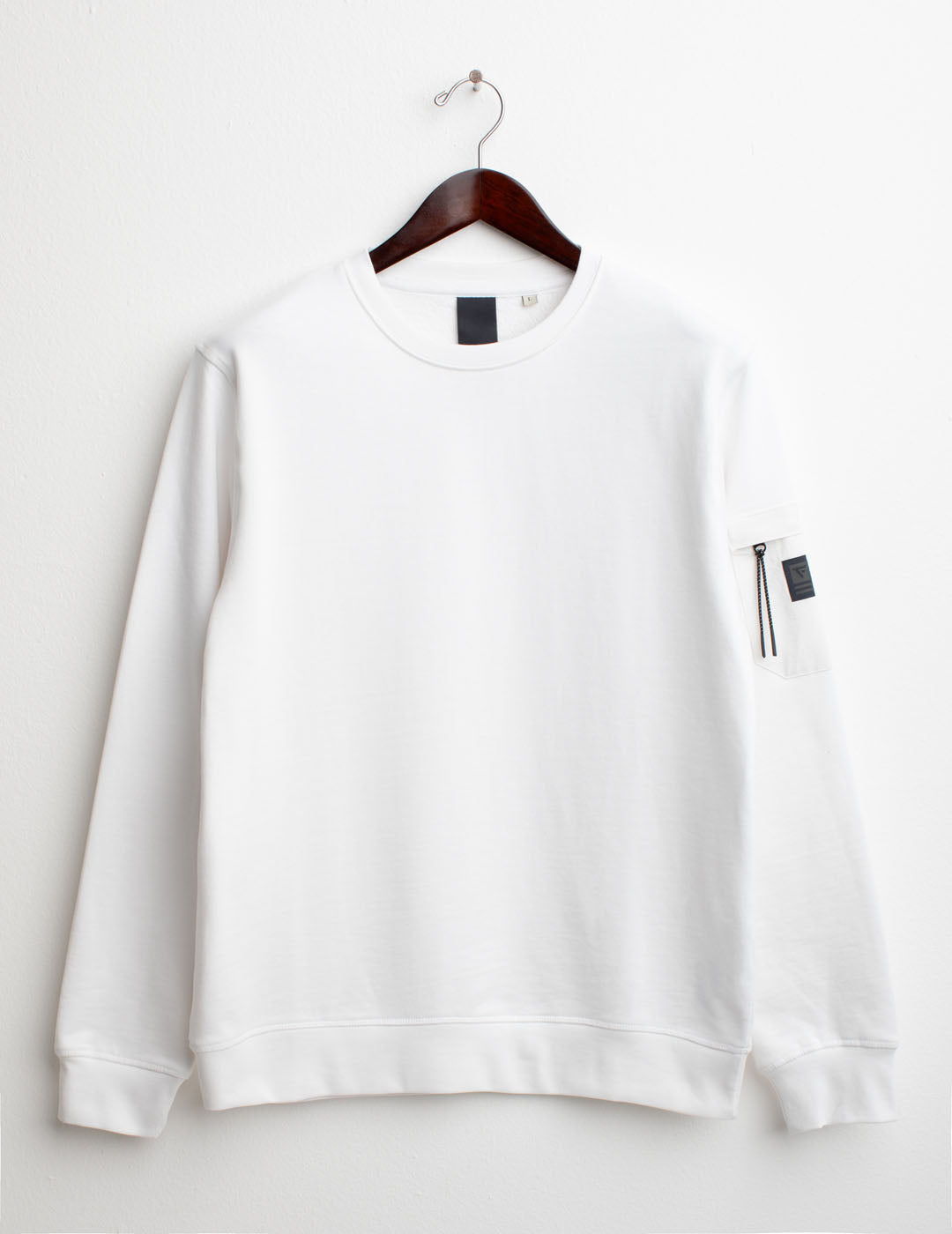 Crew-neck sweatshirt man white fm25s08fg cc-a0001 Crew-neck sweatshirt