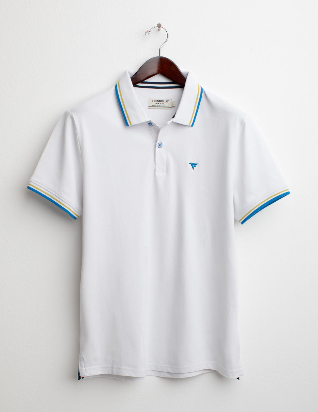Short Sleeve Piquet Stretch Polo Shirt man white fm25s01qu cc-a0001 Short Sleeve Piquet Stretch Polo Shirt