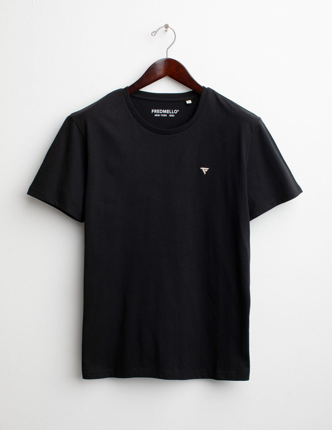 Jersey Short Sleeve Crew Neck T-shirt man black fm25s01tg cc-a0951 Jersey Short Sleeve Crew Neck T-shirt