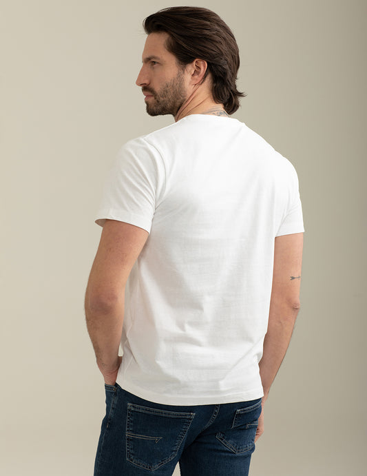 Short Sleeve Crew-Neck T-shirt - back - 002