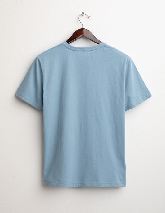 T-shirt Girocollo a Manica Corta in Jersey - back - 002