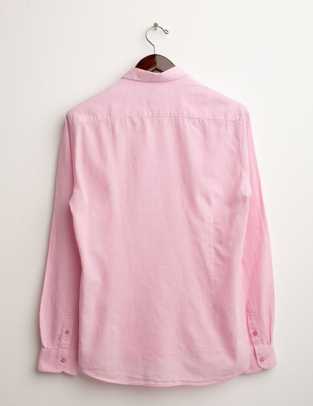 Camicia in Misto Lino uomo pink fm25s02cu cc-a0406 Camicia in Misto Lino