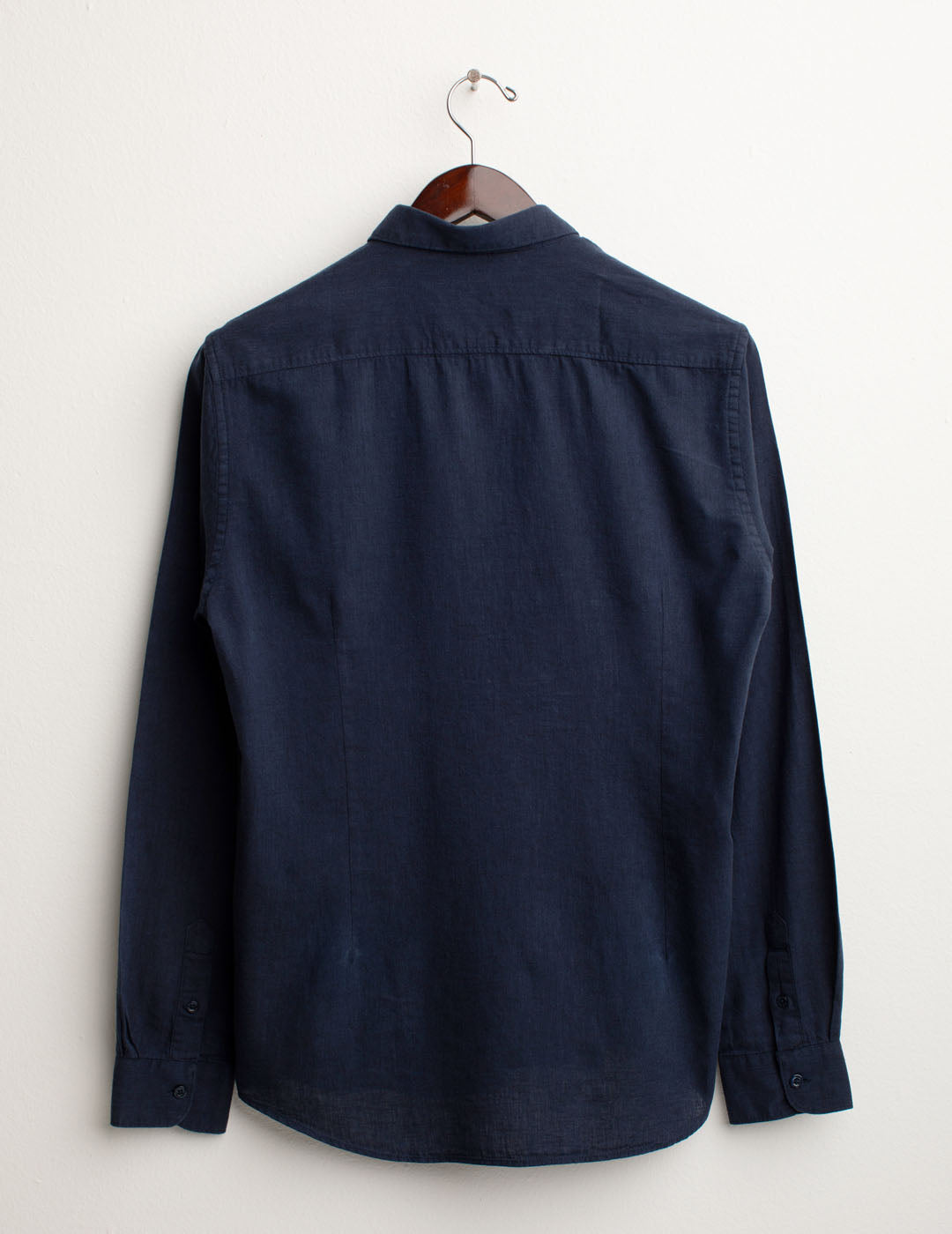 Camicia in Misto Lino uomo blue fm25s02cu cc-a0601 Camicia in Misto Lino