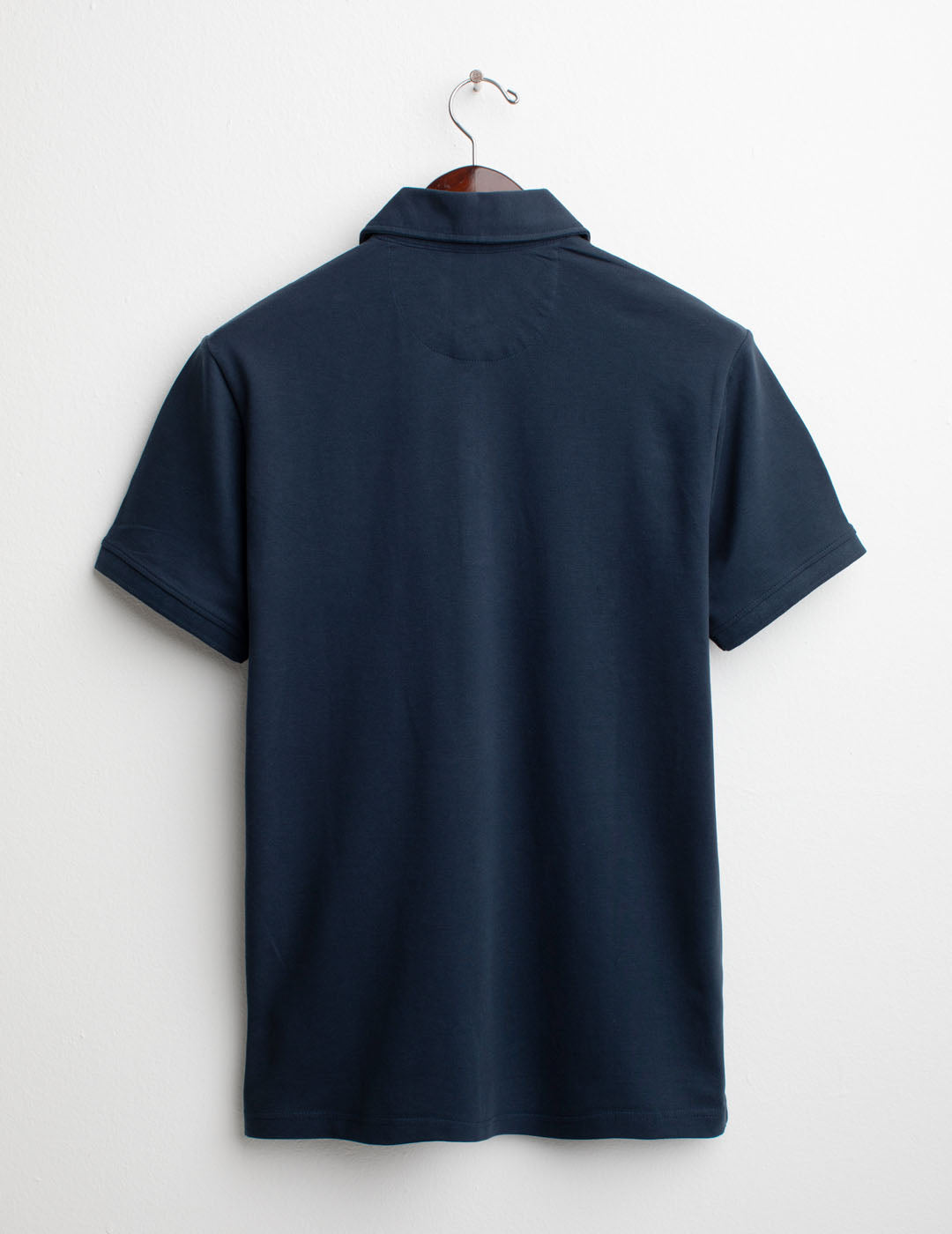 Polo a Manica Corta in Piquet Stretch uomo blue fm25s08qu cc-a0601 Polo a Manica Corta in Piquet Stretch