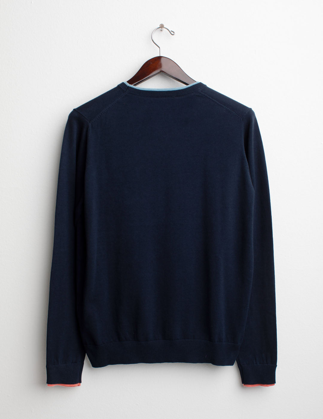 Long Sleeve crew-neck Sweater man blue fm25s10mg cc-a0601 Long Sleeve crew-neck Sweater