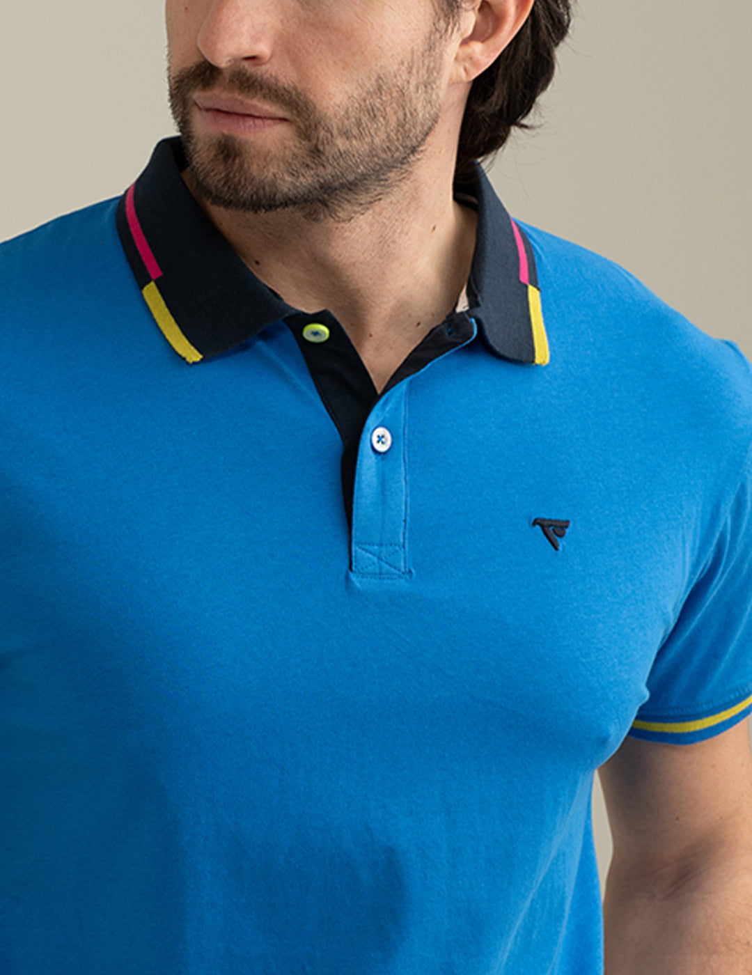 Polo a Manica Corta uomo bluette fm25s09qu cc-a0606 Polo a Manica Corta