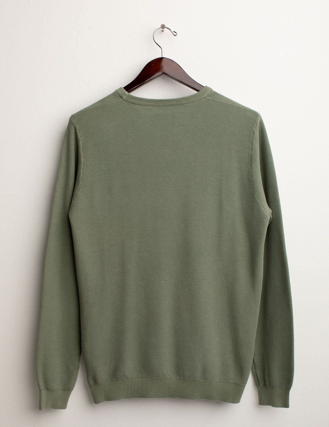 Maglia Girocollo in Punto Piquet uomo sage fm25s03mg cc-a0811 Maglia Girocollo in Punto Piquet
