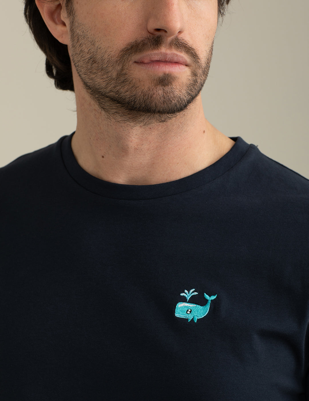 Short Sleeve Crew-Neck T-shirt man blue fm25s20tg cc-a0601 Short Sleeve Crew-Neck T-shirt