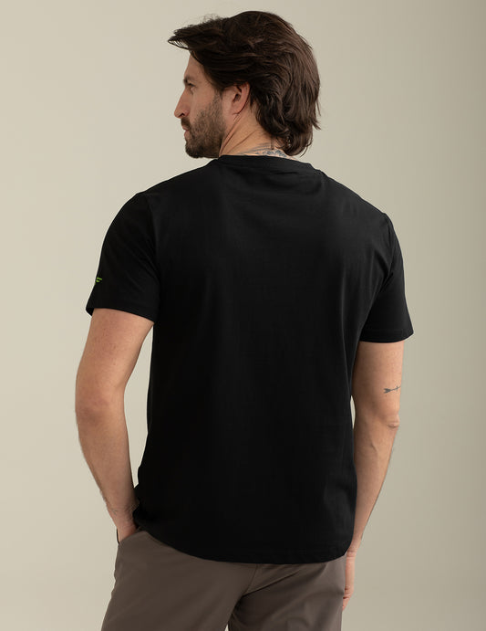 Short Sleeve Crew-Neck T-shirt - back - 002