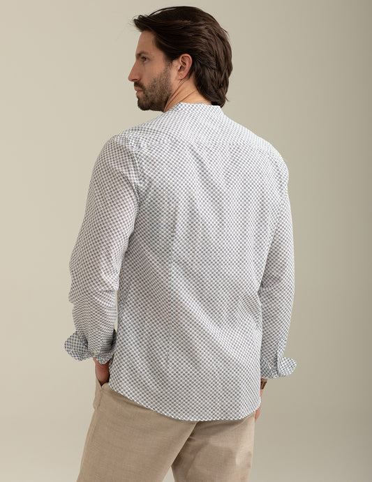 Voile Shirt Printed Allover - back - 002