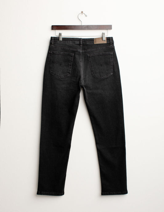 Pantalone 5 Tasche in Denim Stretch - back - 002