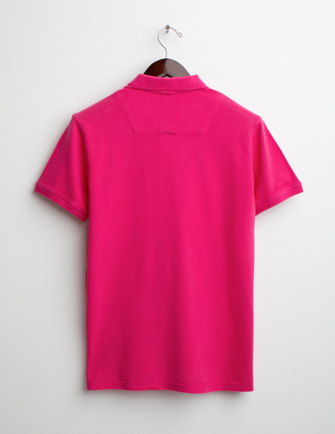 Piquet Short Sleeve Polo man fucsia fm25s02qu cc-a0408 Piquet Short Sleeve Polo