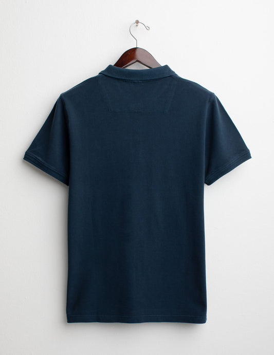 Piquet Short Sleeve Polo - back - 002