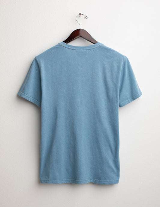 Short Sleeve Crew Neck T-shirt - back - 002