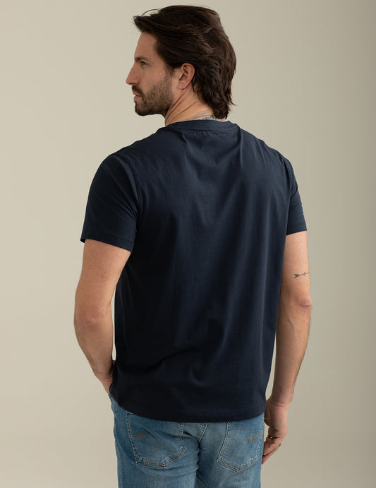 Short Sleeve Crew-Neck T-shirt - back - 002