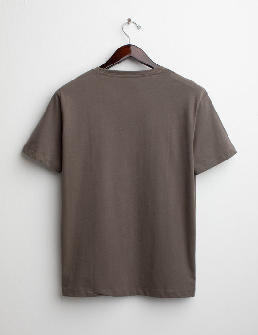Short Sleeve Crew-Neck T-shirt - back - 002