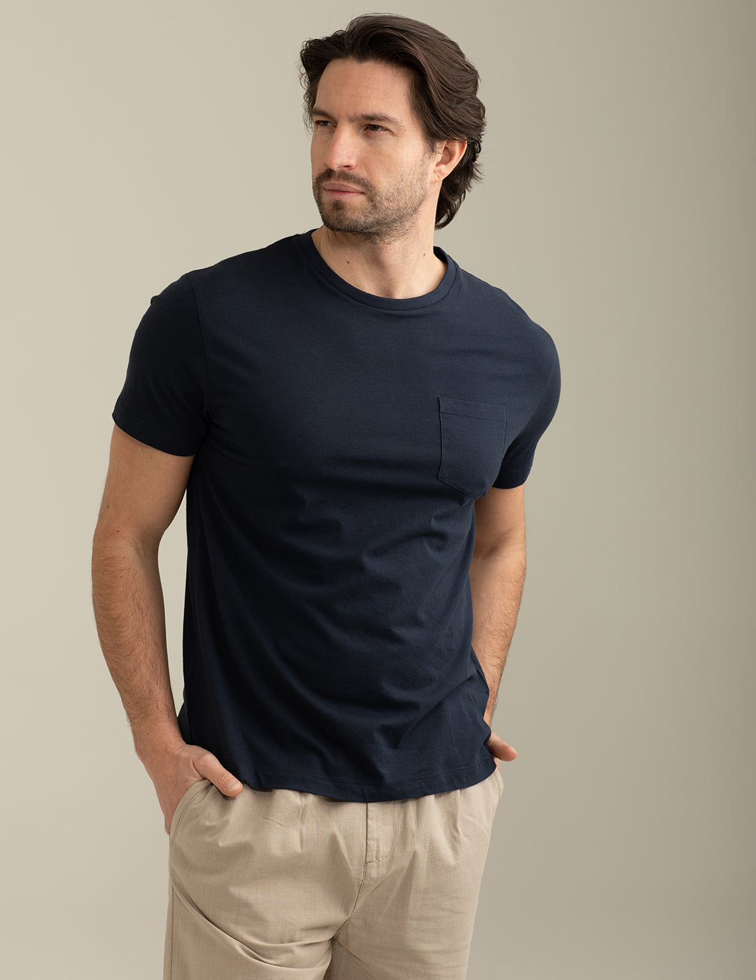 Short Sleeve Crew-Neck T-shirt man blue fm25s05tg cc-a0601 Short Sleeve Crew-Neck T-shirt