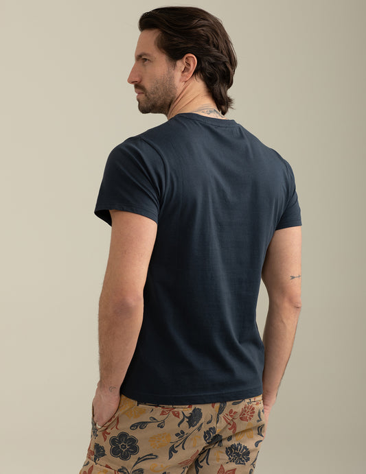 Short Sleeve Crew-Neck T-shirt - back - 002