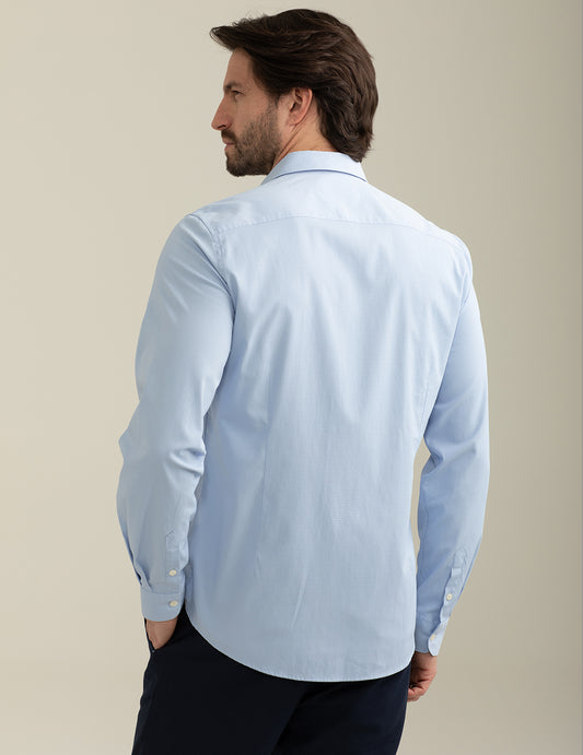 Stretch Jacquard Shirt - back - 002