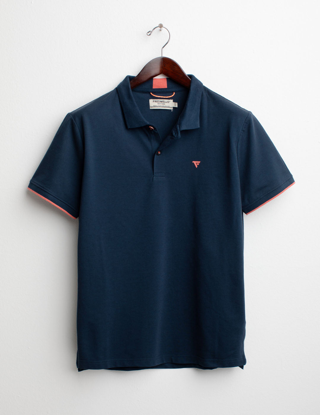 Polo a Manica Corta in Piquet Stretch uomo blue fm25s13qu cc-a0601 Polo a Manica Corta in Piquet Stretch