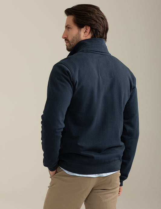 Sweatshirt Full Zip Collar - back - 002