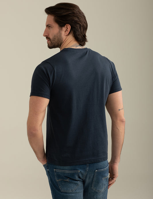 Short Sleeve Crew-Neck T-shirt - back - 002