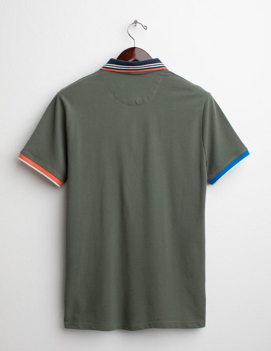 Piquet Short Sleeve Polo - back - 002