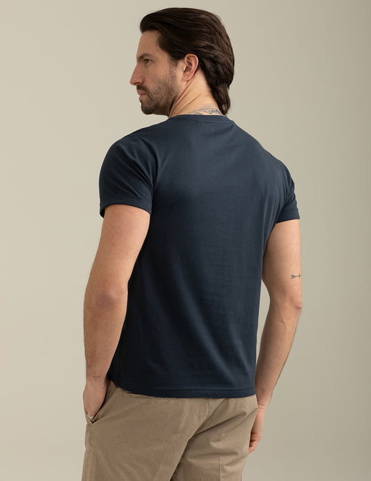 Short Sleeve Crew-Neck T-shirt - back - 002