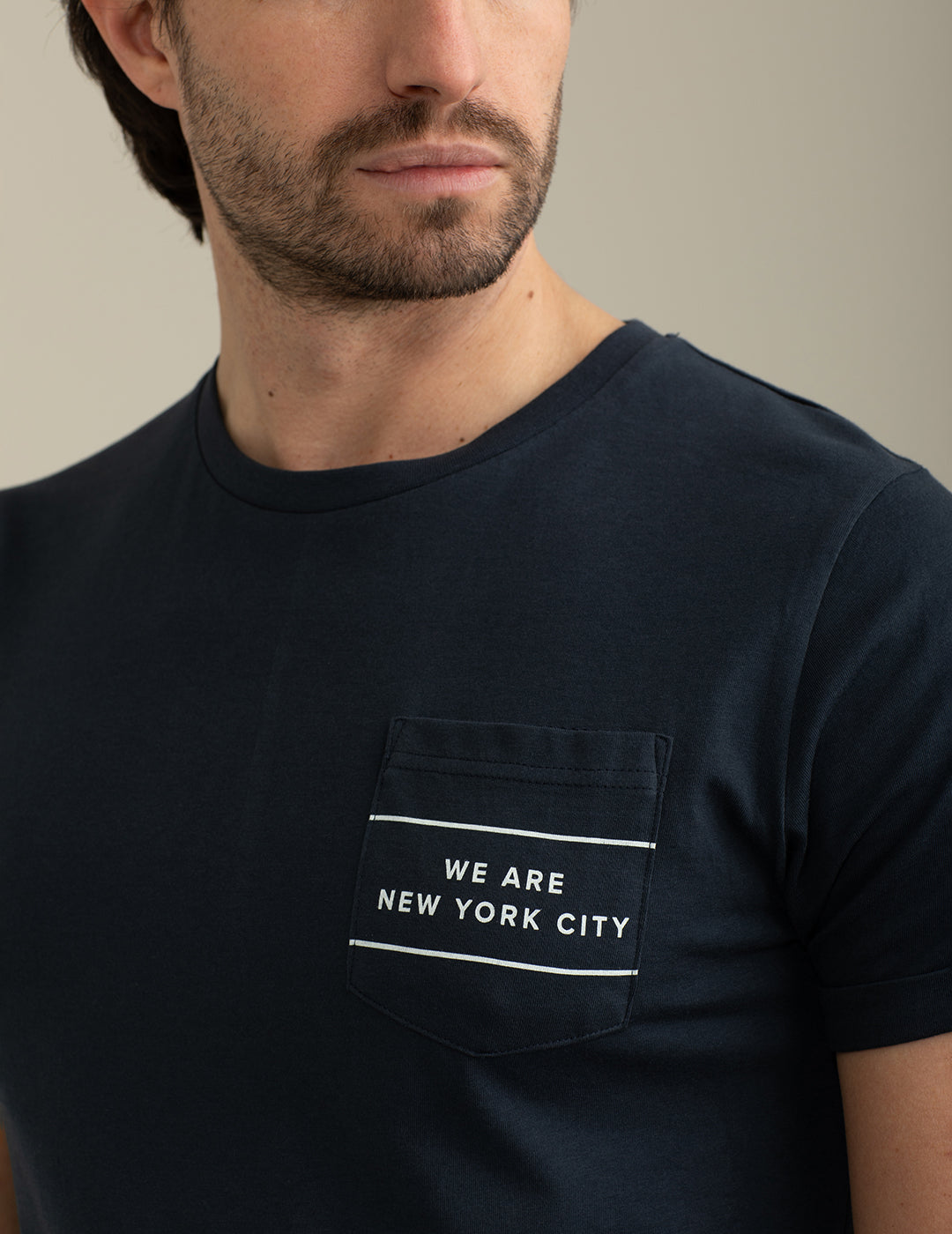 Short Sleeve Crew-Neck T-shirt man blue fm25s22tg cc-a0601 Short Sleeve Crew-Neck T-shirt