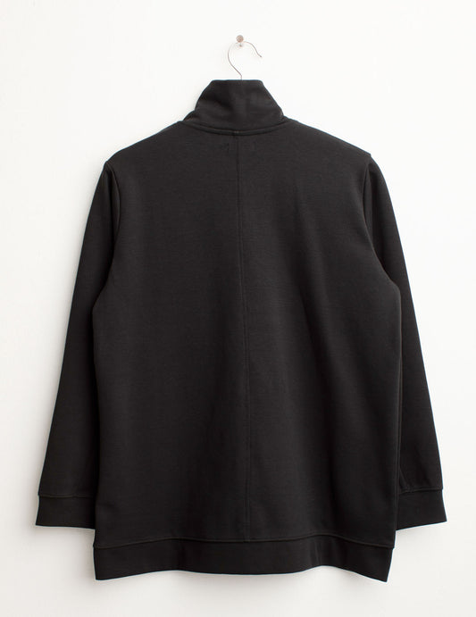 Interlock Full Zip Neck Sweatshirt - back - 002
