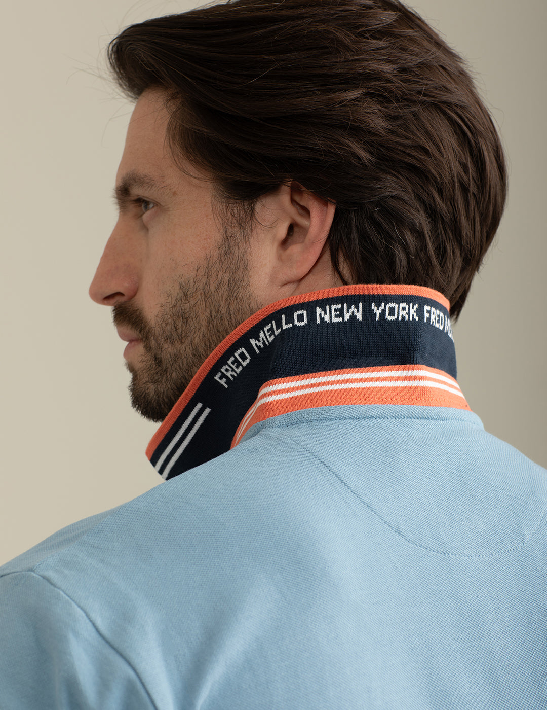Polo a Manica Corta in Piquet uomo light blue fm25s06qu cc-a1001 Polo a Manica Corta in Piquet