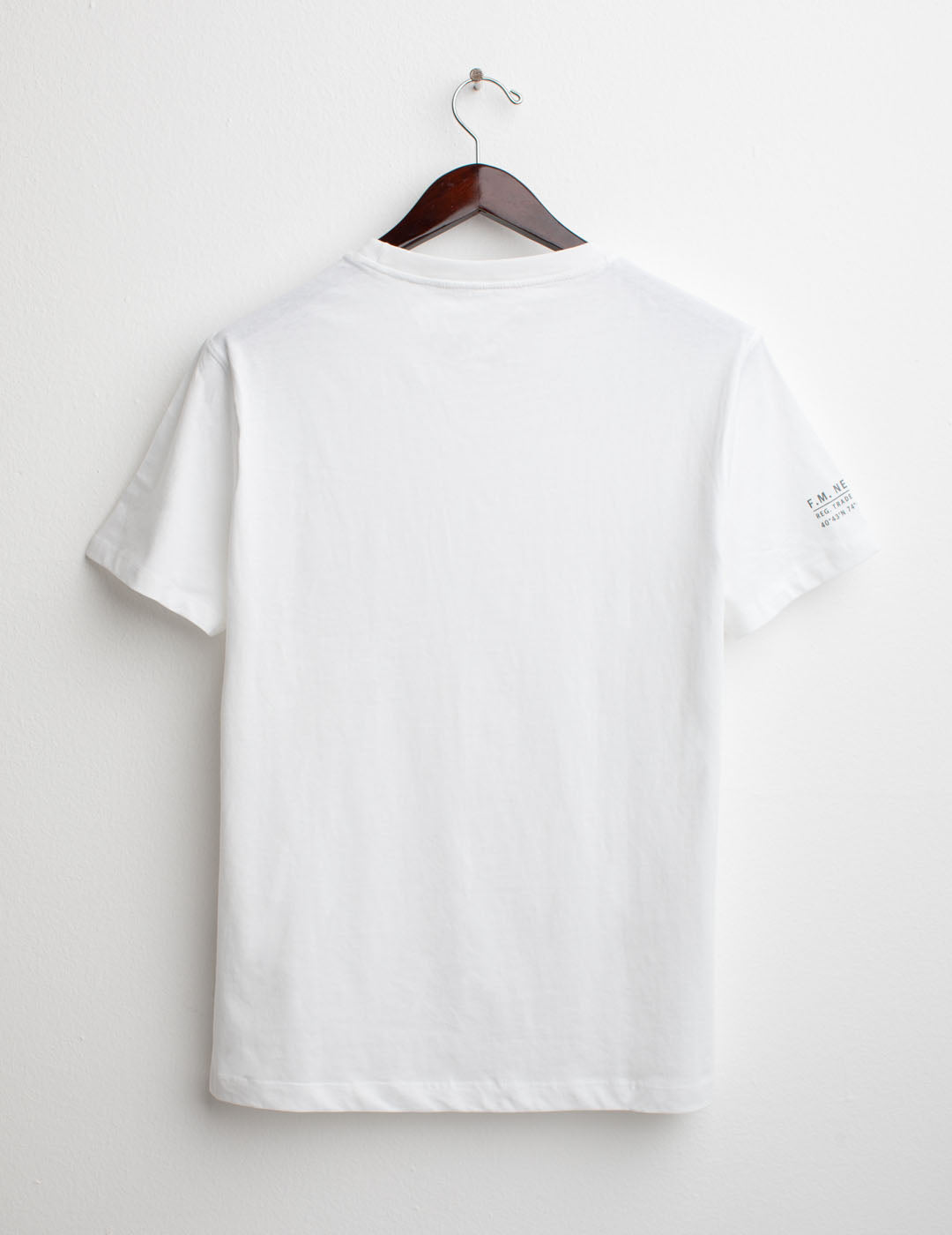 Short Sleeve Crew-Neck T-shirt man white fm25s06tg cc-a0001 Short Sleeve Crew-Neck T-shirt
