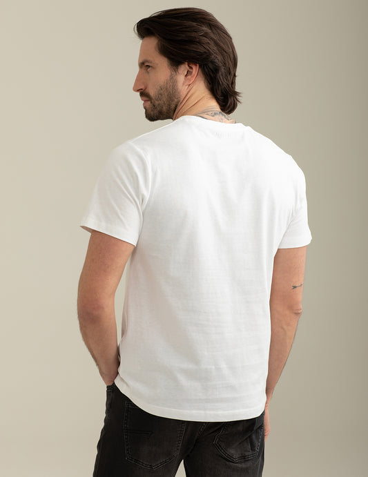 Short Sleeve Crew-Neck T-shirt - back - 002