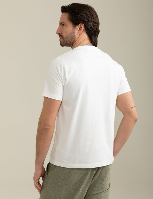 Short Sleeve Crew-Neck T-shirt - back - 002