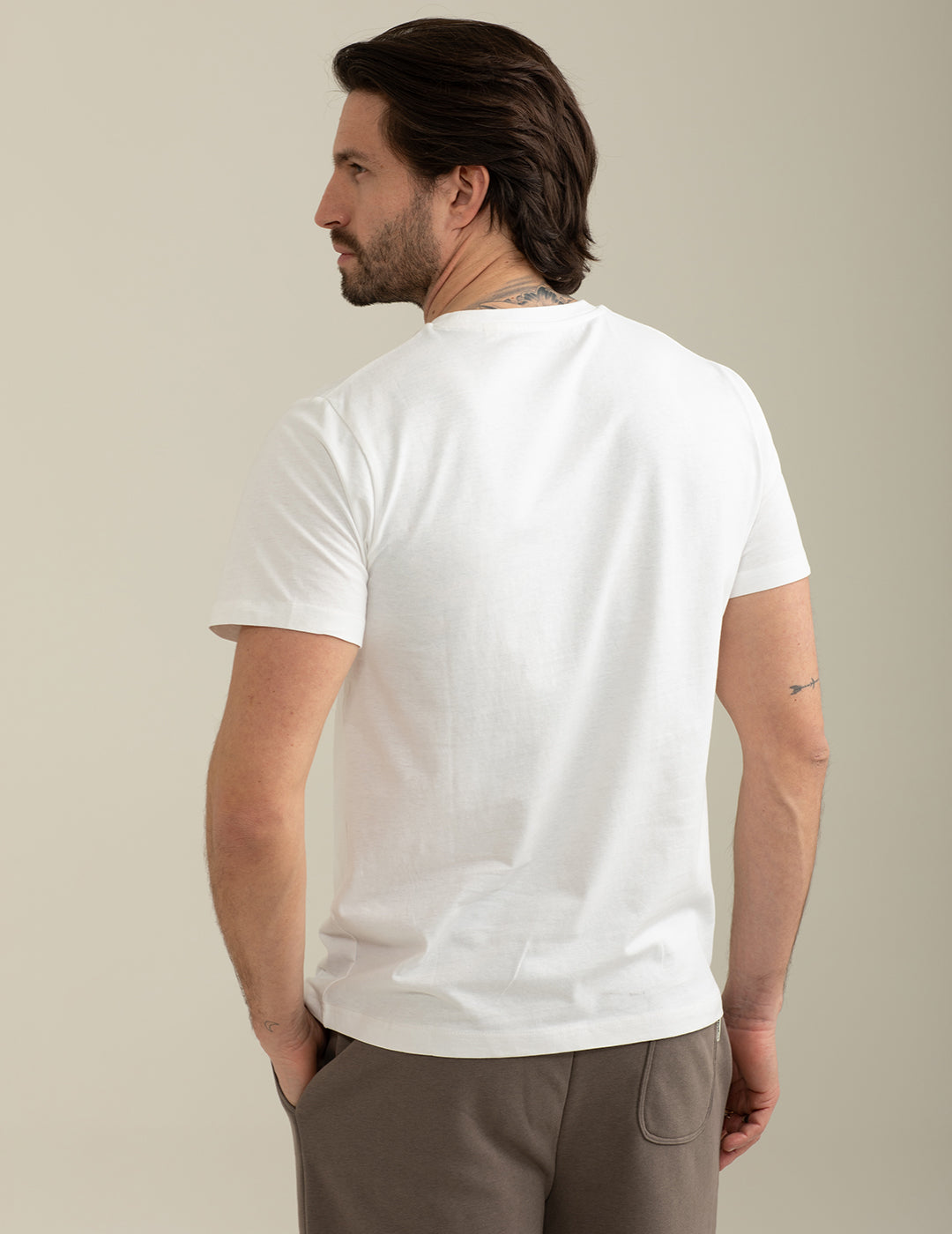 Short Sleeve Crew-Neck T-shirt man white fm25s26tg cc-a0001 Short Sleeve Crew-Neck T-shirt