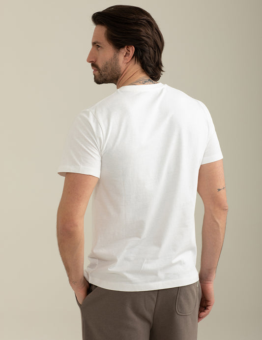 Short Sleeve Crew-Neck T-shirt - back - 002