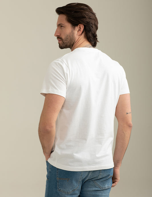 Short Sleeve Crew-Neck T-shirt - back - 002