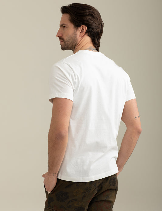 Short Sleeve Crew-Neck T-shirt - back - 002