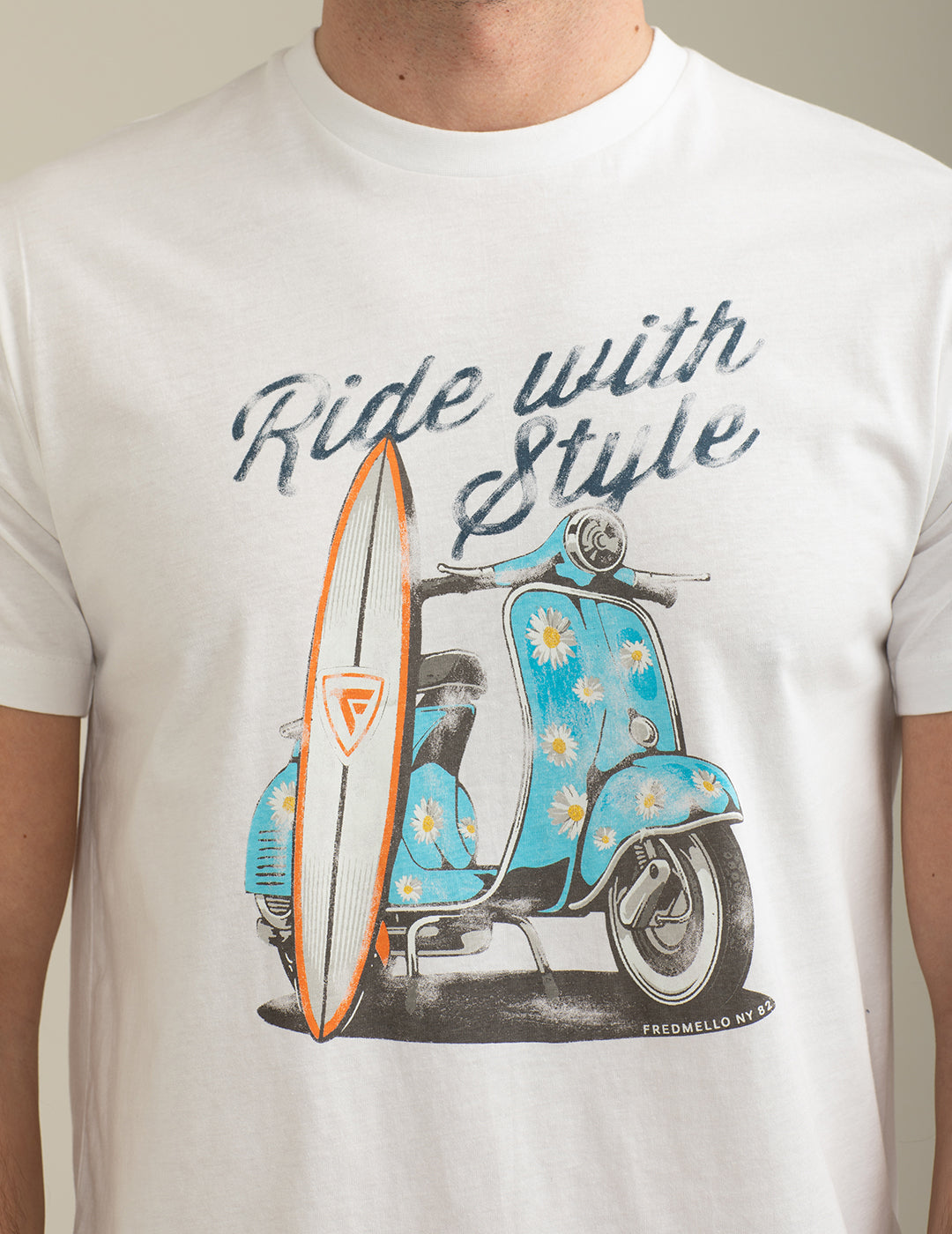 Short Sleeve Crew-Neck T-shirt man white fm25s29tg cc-a0001 Short Sleeve Crew-Neck T-shirt