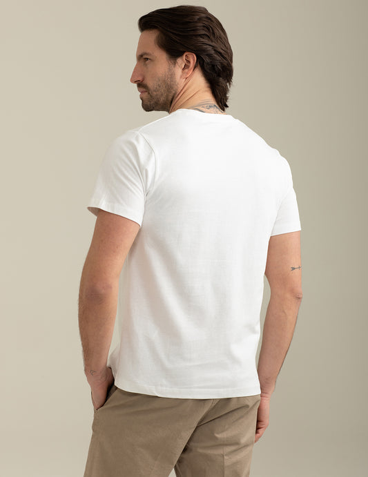 Short Sleeve Crew-Neck T-shirt - back - 002