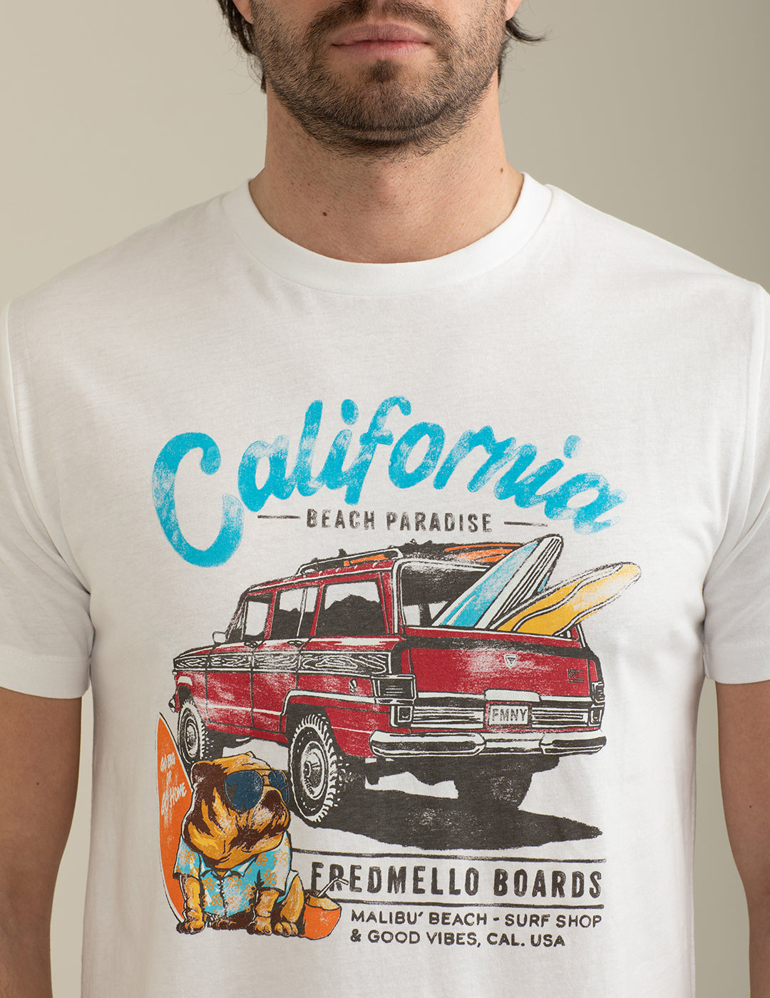 Short Sleeve Crew-Neck T-shirt man white fm25s30tg cc-a0001 Short Sleeve Crew-Neck T-shirt