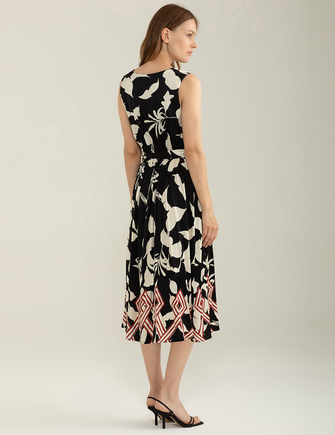 Abito Lungo Smanicato in Viscosa Stretch donna black fw25s05as cc-a0951 Abito Lungo Smanicato in Viscosa Stretch