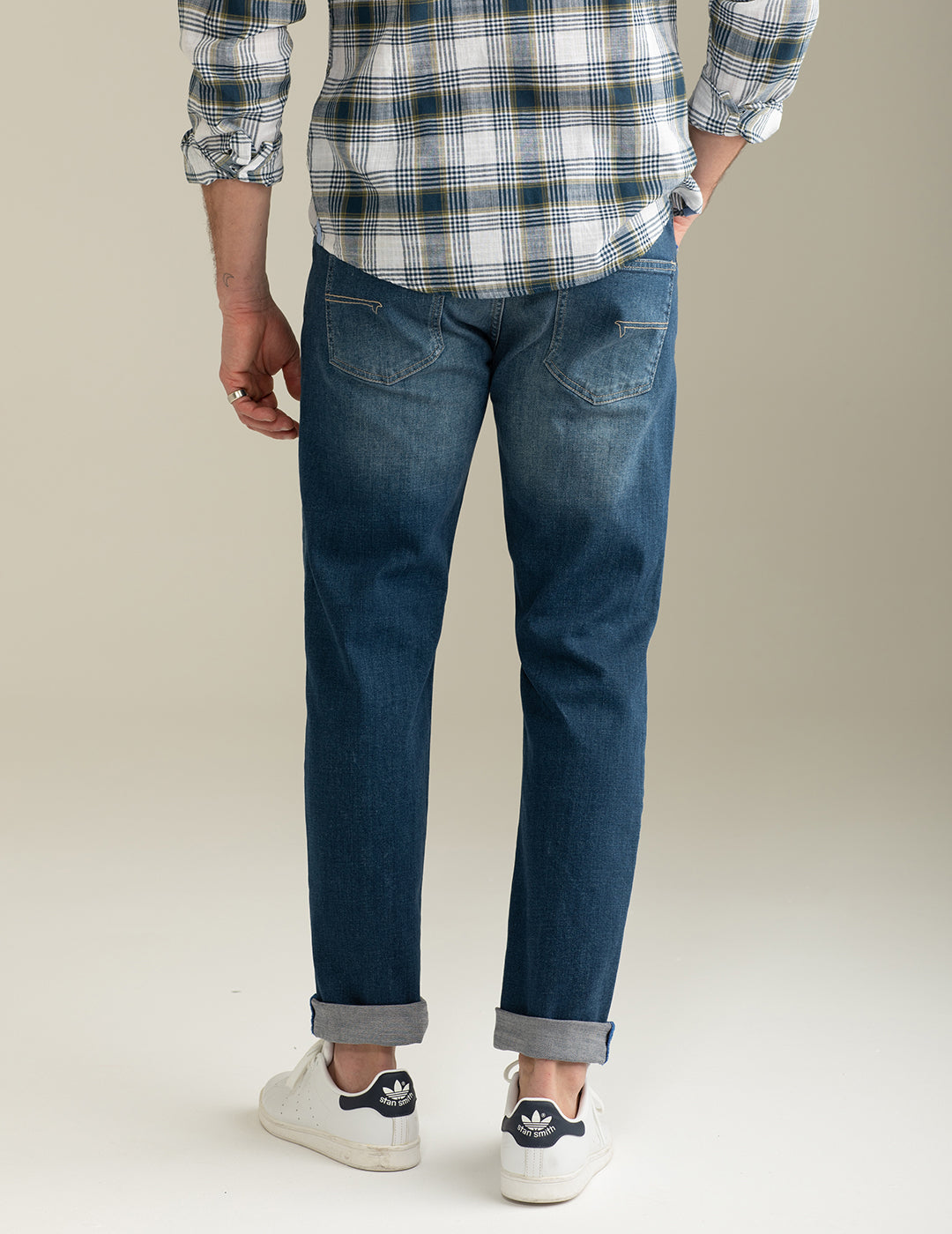 Stretch Denim Pants man middle blue fm25s33pd cc-a1101 Stretch Denim Pants